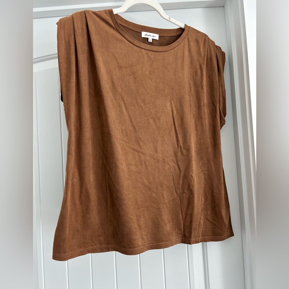 Another Love Brown Short Sleeve Tee